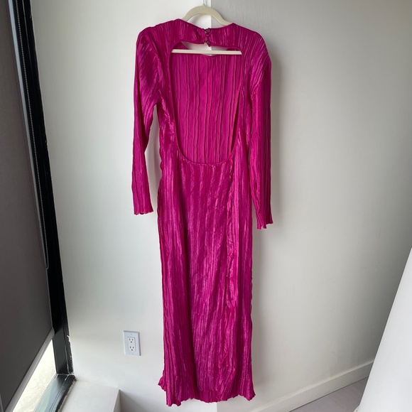 Elegant Pink Maxi Dress - Picture 8 of 12